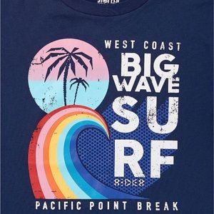 Spotted Zebra Graphic Surf Tee